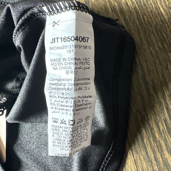 SHEIN BAE High Stretch Knitted Lace Spliced Women's Camisole Top Size XL Black - Picture 8 of 9